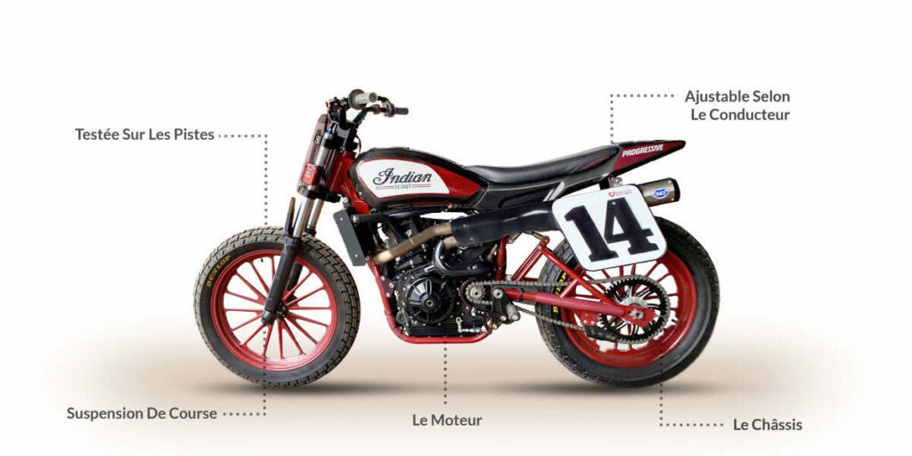 Flat Track INDIAN scout FTR 750